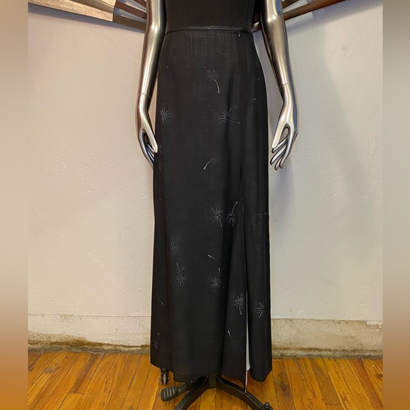 Laurèl 1990s Wool Blend Skirt, L - Picture 2 of 8